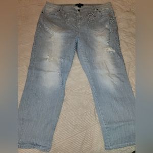 Straight leg jeans by Fashion To Figure